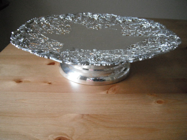 Asprey Grape & Vine Silver Comport, Sheffield 1967, 22 Troy Ounces