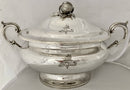 Victorian Silver Plated Soup Tureen for Lieut.- Col. Jonathan Forbes Leslie, of Rothienorman. Elkington, Mason & Co. Ltd 1856.