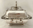 Georgian, George IV, Old Sheffield Plate Entree Dish, Cover & Warming Stand.