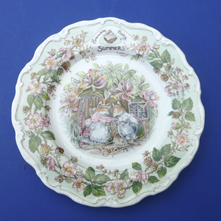 Royal Doulton Brambly Hedge Seasons Wall Plate - Summer