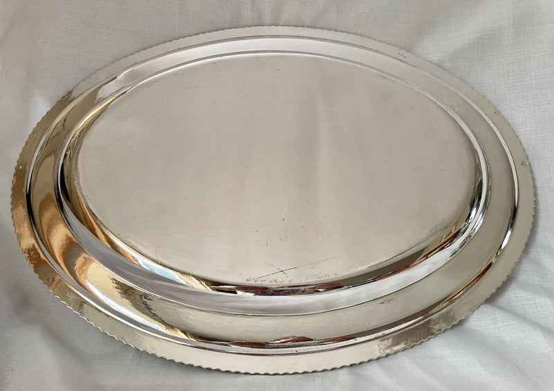 Georgian, George IV, Old Sheffield Plate Meat Tray. T & J Creswick & Co. Sheffield, circa 1820.