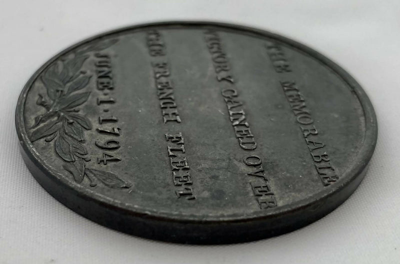 The Glorious First of June Medal, Bust of Admiral Earl Howe.