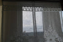 "Victoria" vintage heritage 22”/54” cream cotton lace panel