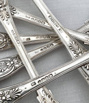 Georgian, George IV, Six Irish Silver King's Pattern Tablespoons. Dublin 1828 Thomas Farnett. 22.4 troy ounces.
