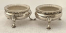 Georgian, George III, Pair of Silver Salts. London 1764. 3 troy ounces.