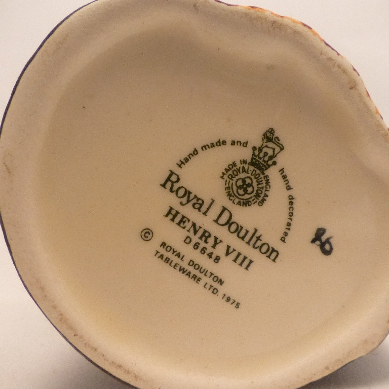 Royal Doulton Miniature Character Jug - Henry VIII D6648
