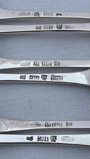Georgian, George II, set of Twelve Scottish Silver Tablespoons. Edinburgh 1754 Lothian & Robertson. 27 troy ounces.