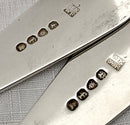 Georgian, George IV, Pair of Silver Basting Spoons. London 1821 Eley & Fearn. 8.8 troy ounces.