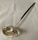 Sheffield Plated Toddy Ladle with inset George II 1757 Silver Sixpence.