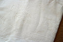 Dana - Antique Style Ivory Cotton madras Lace Curtain Panelling remnant 66"/36" to finish