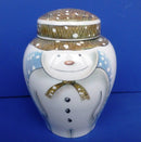 Royal Doulton Snowman Small Ginger Jar - (Boxed)