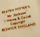 Beswick Beatrix Potter Figurine - Mr Jackson - Green - First Variation BP3A