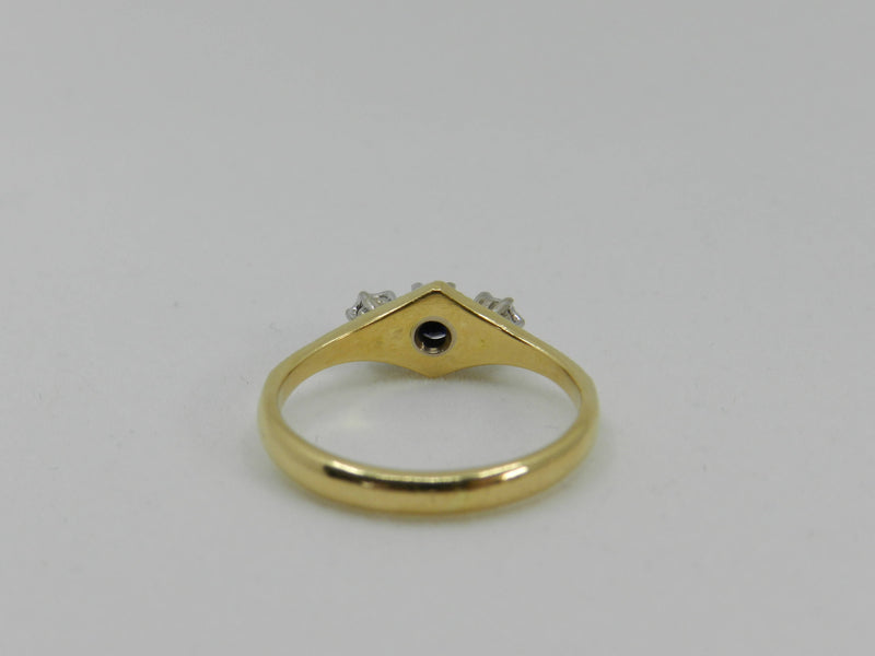 Diamond and Sapphire Ring