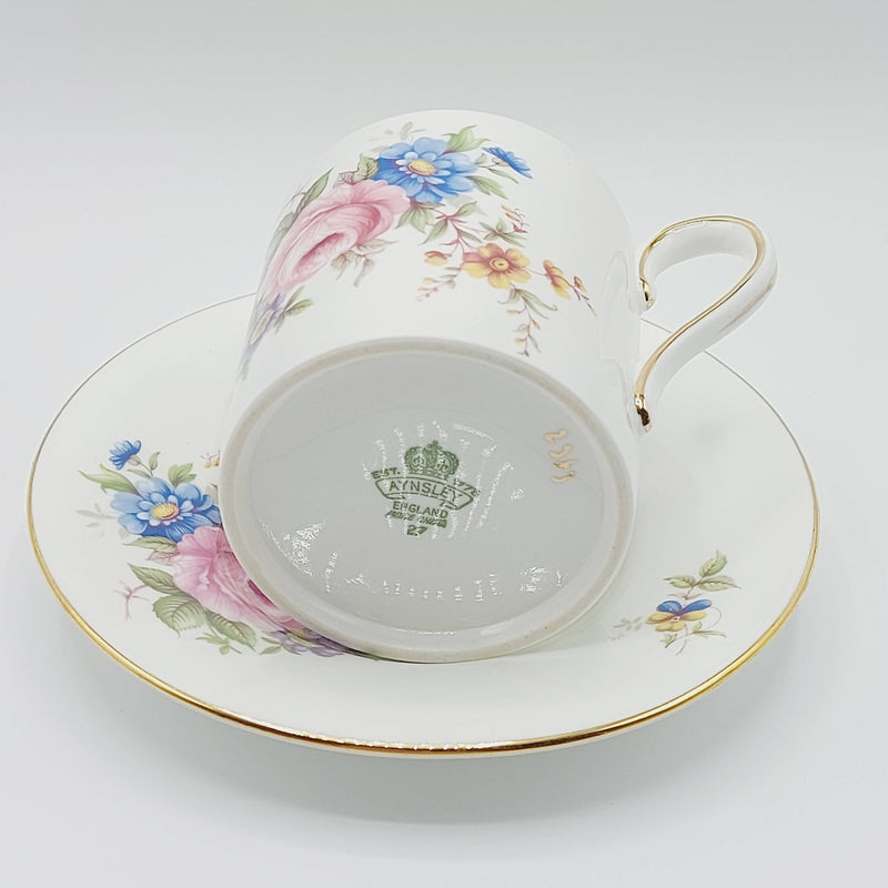 Aynsley 'Howard Sprays' Coffee Cup & Saucer