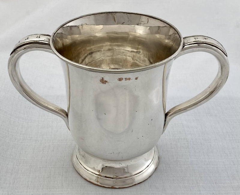 19th Century Old Sheffield Plate Loving Cup. Oldham of Nottingham.