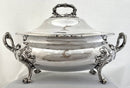 William IV Old Sheffield Plate Soup Tureen; Crested for Adams of Somerset. J. Dixon & Sons of Sheffield, circa 1835.
