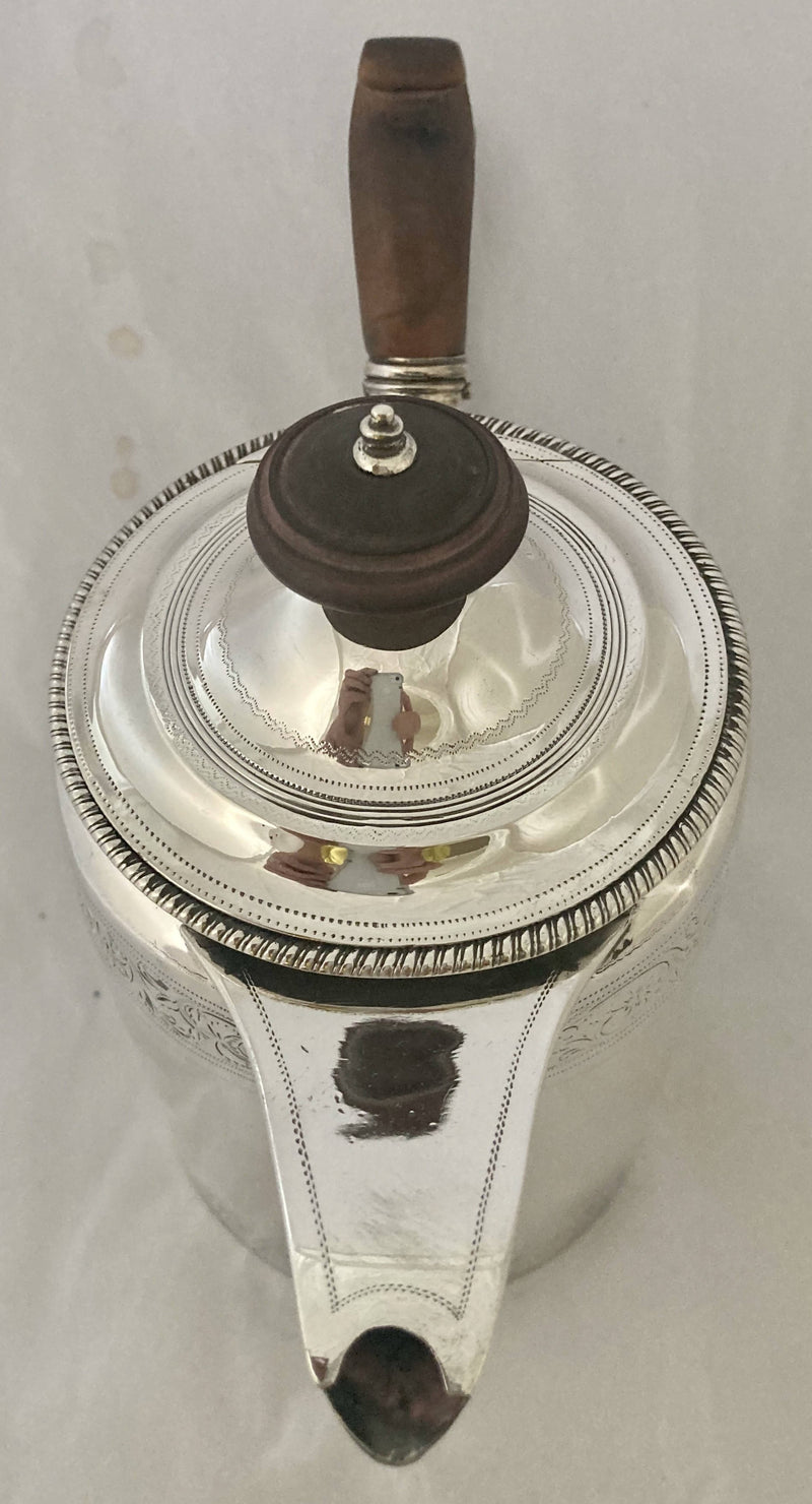Georgian, George III, Silver Coffee Biggin. London 1804 Robert Hennell I & Samuel Hennell. 17 troy ounces.
