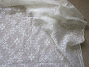 Alma- Antique Style cream Cotton Lace Curtain Panelling Sold By The Metre- Width 52 Inches
