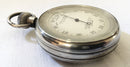Asprey silver travel pocket barometer. Hallmarked for London 1892 by Barnett & Scott.