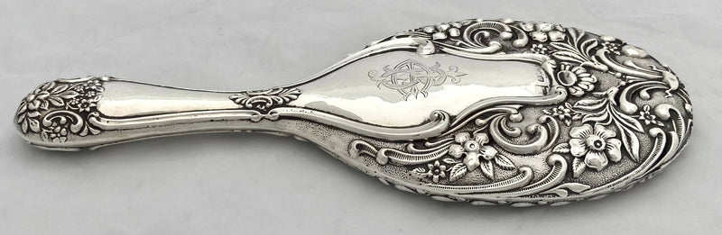 Edwardian Silver Hand Mirror. Sheffield 1904 Walker & Hall.