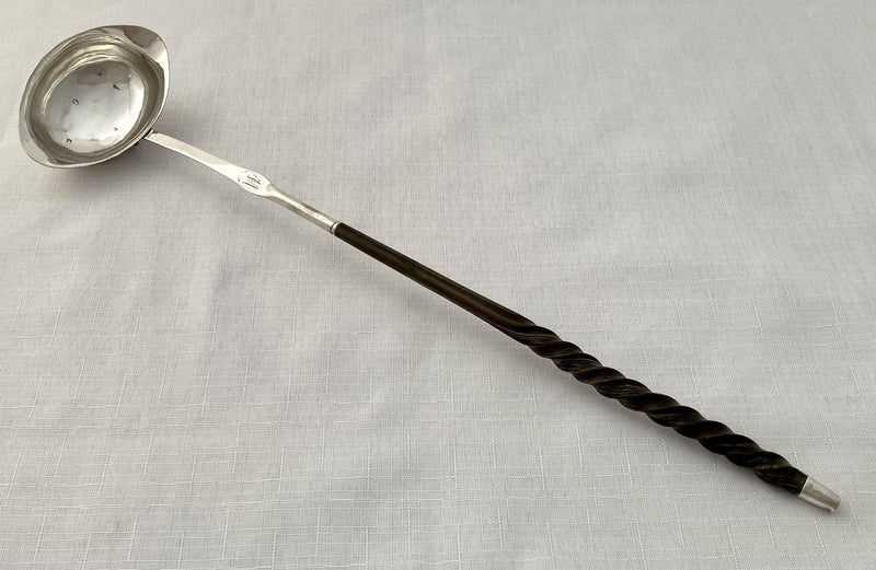 Georgian, George III, Silver Toddy Ladle. London circa 1770 - 1790 William Abdy I.