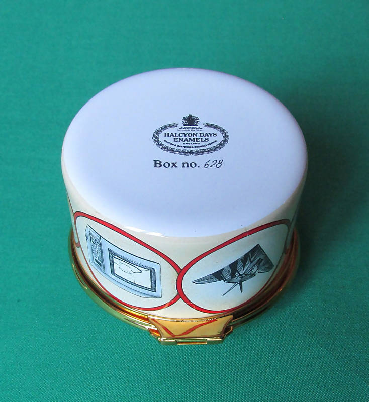 Halcyon Days Limited Edition Time Capsule 2000 Enamel Gift Box No. 628