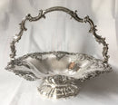 A striking late Georgian Old Sheffield Plate basket with applied fruiting vine decoration, circa 1830.