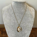 1960’s shell cameo pendant