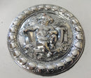 Victorian silver plated swing handled tazza. Elkington & Co. 1874