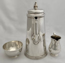 Elizabeth II, Asprey Silver Coffee Service. London1993/94 Asprey plc. 39 troy ounces.