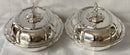 Victorian Regimental Entree Dishes & Covers. Insignia of the Harts (Hertfordshire) MIlitia Regiment.