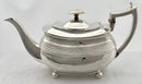 Georgian, George III, Crested Silver Teapot. London 1807 Alice & George Burrows II. 21 troy ounces.