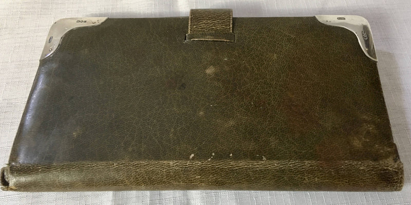 Asprey Late Victorian silver mounted aide memoire & card case. London 1900/01 Charles Asprey & George Asprey.