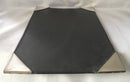 Rare Maltese Roman standard 917 silver desk blotting sheet holder.