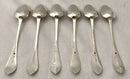 Georgian, George III, Six Scottish Silver Tablespoons. Edinburgh 1792 Alexander Henderson. 13.7 troy ounces.