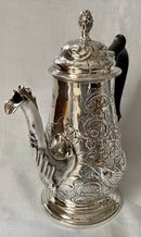 Hester Bateman, Georgian, George III, Silver Coffee Pot, London 1783, 26 troy ounces.