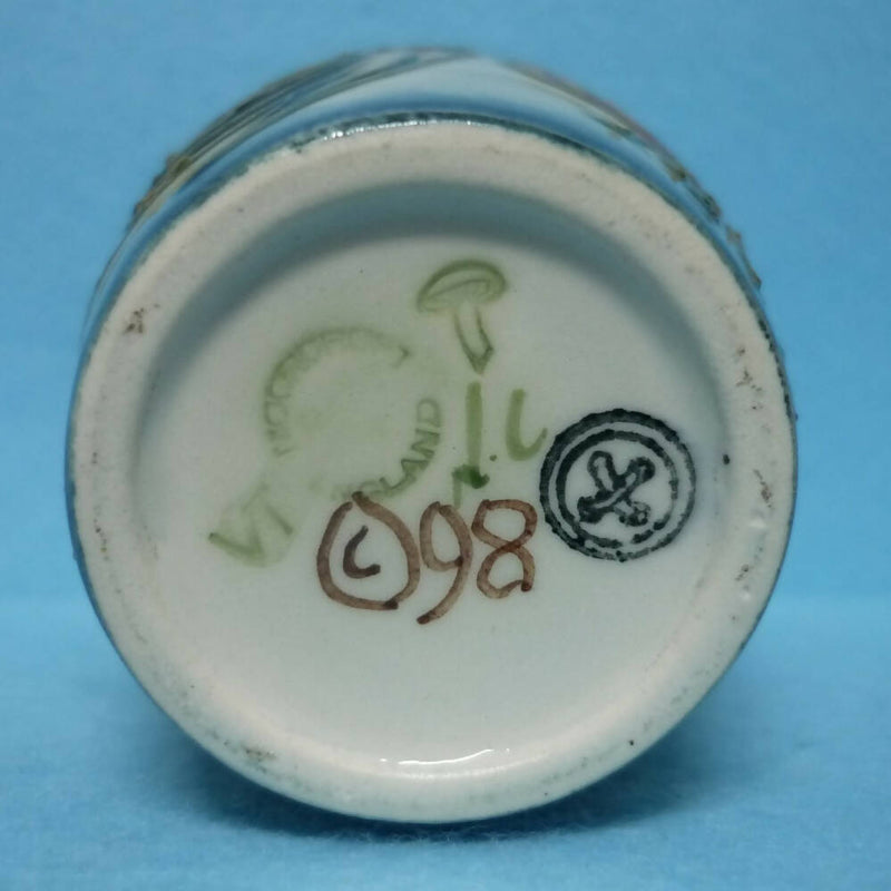 A Boxed Moorcroft Vase in the Anna Lily Design by Nicola Slaney.