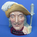 Royal Doulton Limited Edition Large Character Jugs The Three Musketeers Aramis, Porthos and Athos D6829, D6828 and D6827