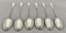 Georgian, George III, Six Silver Tablespoons. London 1783 John Lambe. 12.8 troy ounces.