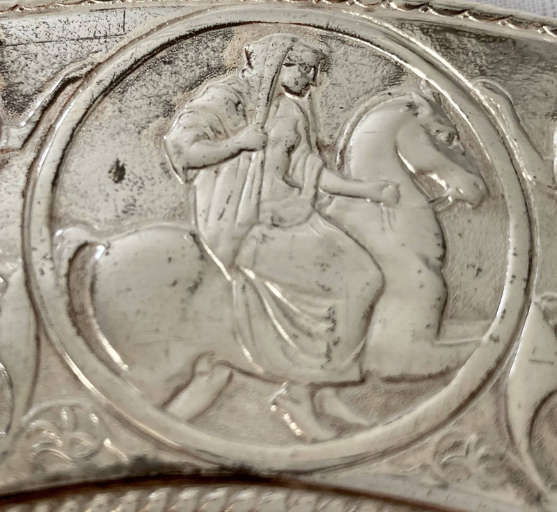 Victorian Silver Plated Dish in the Neo-Classical Style, probably Elkington, circa 1870 - 1880.