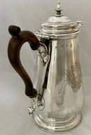 Georgian, George II, Silver Armorial Coffee Pot for Seamark. London 1742 Richard Bayley. 23.8 troy ounces.