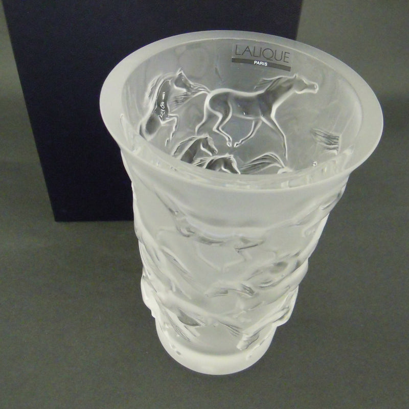 New Lalique: "Mustang" vase