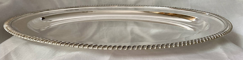Georgian, George IV, Old Sheffield Plate Meat Tray. T & J Creswick & Co. Sheffield, circa 1820.