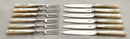 Late Victorian Cased Set of Silver Plated & Mother of Pearl Fruit Cutlery for Twelve. Allen & Darwin of Sheffield & London.