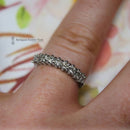 Platinum & Diamond 0.60ct Half Eternity Ring