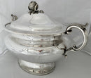 Victorian Silver Plated Soup Tureen for Lieut.- Col. Jonathan Forbes Leslie, of Rothienorman. Elkington, Mason & Co. Ltd 1856.