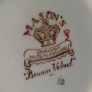 Masons ironstaone Brown Velvet Large Vase