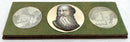 Leo Tolstoy Relief Medallion Set.