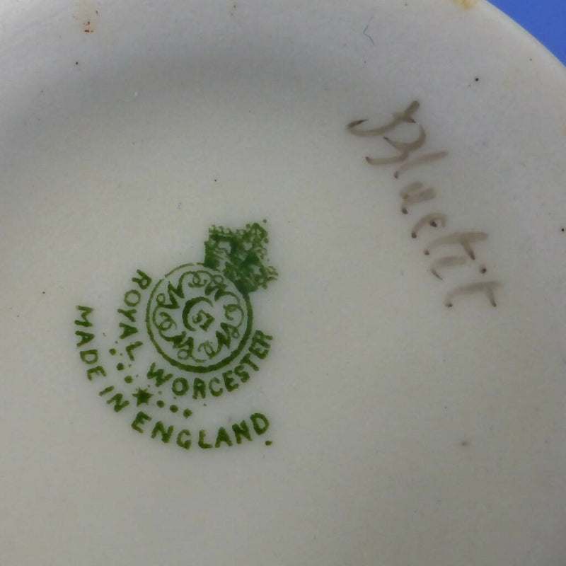 Worcester Barrel Blue Tit Jug C1922 3