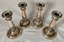 William IV Period Set of Four Old Sheffield Plate Candlesticks, circa 1830.
